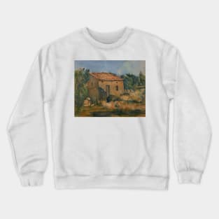 Abandoned House near Aix-en-Provence by Paul Cezanne Crewneck Sweatshirt